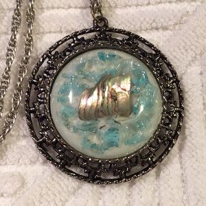 Vintage Abalone shell necklace